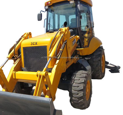 Chargeur JCB 3CX utilisé efficace et peu coûteux pour les magasins de matériaux de construction