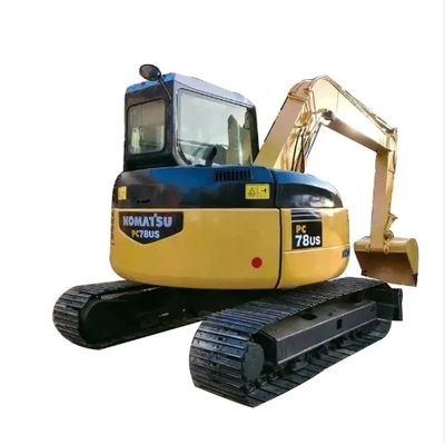 Excavateur Komatsu PC78US de 7 tonnes d'occasion avec 0 à 2000 heures de travail et une capacité de seau de 0,2 M3