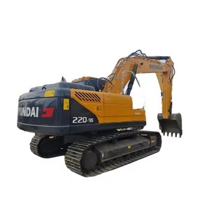 Pompes à engrenages Rexroth en bon état Excavatrice utilisée Hyundai R220LC-9S 22000 KG Excavatrice
