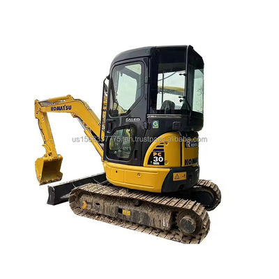 3000 kg Poids de la machine Komatsu PC30MR Mini-pelée utilisée