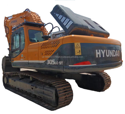 Hyundai 305LC-9T 30 tonne 305 Excavateur à rampe de Corée Excavateur d'occasion Harga Excavator