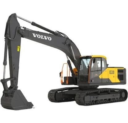 Conception originale Volvo EC220 EC240 Excavatrice 22 tonnes Poids de la machine et puissance de 119 kW