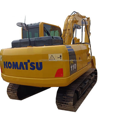 Excavateur à rampe hydraulique PC110 japonais d'origine Komatsu avec 0 à 2000 heures de travail