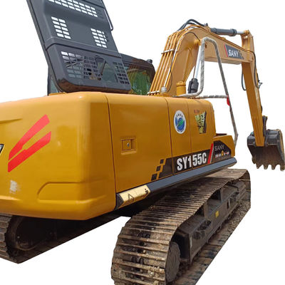 Excavateur Sany SY155C en excellent état avec pompe hydraulique d'origine Année 2016