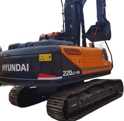 Excavateur Hyundai 220LC-9S à cylindre hydraulique d'origine avec une capacité de seau de 1,22 M3