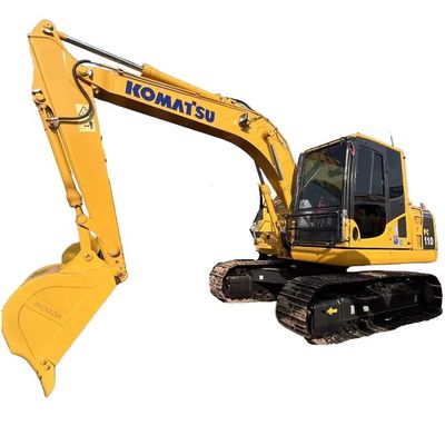 Excavateur Komatsu de 11 tonnes PC110-7 PC110-8 Machine d'occasion avec pompe hydraulique d'origine