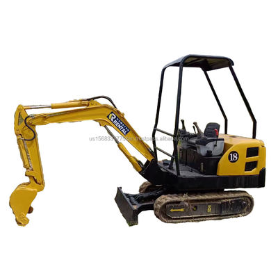 2016 Komatsu PC18 Mini Excavateur d'occasion Ventilateur hydraulique original Excavateur de rampe Harga