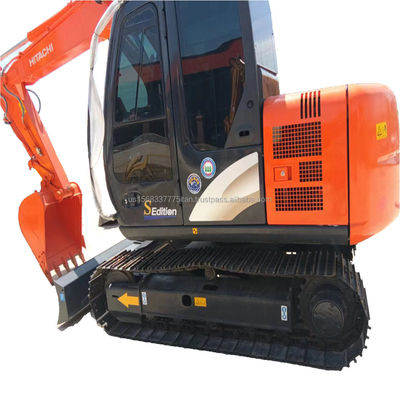 Excavateur Hitachi ZX70 100% original japonais d'occasion avec des heures de travail réduites et un design léger