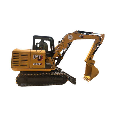 Excavatrice CAT 306 d'origine utilisée avec cylindre hydraulique original en bon état