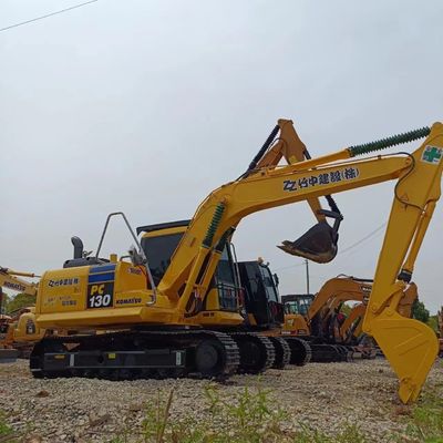 Utilisé Komatsu PC130 hydraulique de seconde main mini-excavatrice multifonction faite au Japon