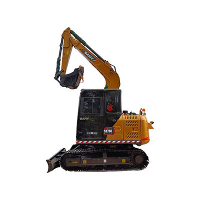 Excavateur Sany SY75C avec une capacité de seau de 0,32 M3 et d'excellentes performances de travail