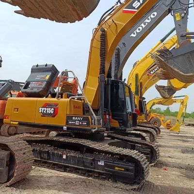 Sany SY215C 215C Excavateurs d'occasion Excavateur hydraulique de taille moyenne 21 tonnes Excavateur à rampe
