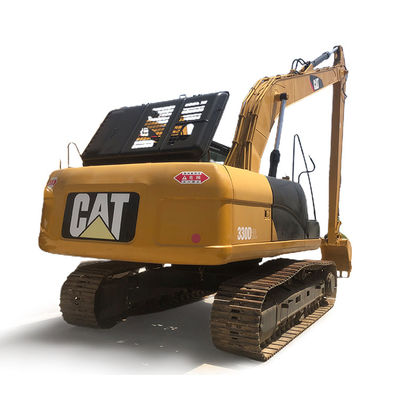 Excavateur d'occasion CAT 330D2L avec cylindre hydraulique d'origine et capacité de seau de 1,8 M3