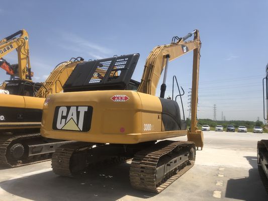 Excavateur d'occasion CAT 330D2L avec cylindre hydraulique d'origine et capacité de seau de 1,8 M3