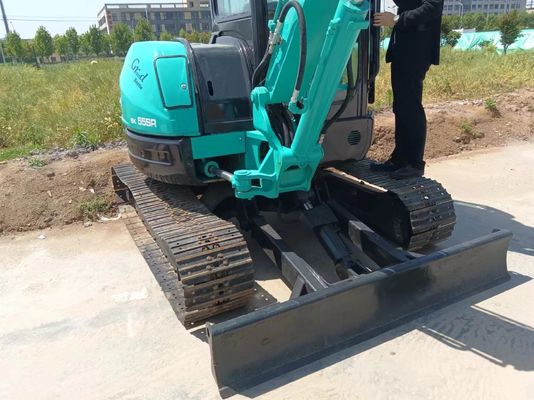 0.21M3 Capacité du seau Excavateur à rampe utilisée Kobelco SK55SR/Vallée hydraulique originale