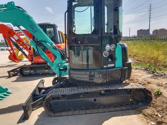 0.21M3 Capacité du seau Excavateur à rampe utilisée Kobelco SK55SR/Vallée hydraulique originale
