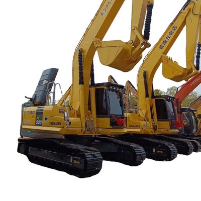 Excavateur Komatsu d'occasion Excavateur PC220 original avec une capacité de seau de 1,2 M3 au Japon