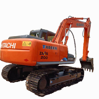 0.8m3 Capacité du seau Cylindre hydraulique d'origine Excavateur Hitachi utilisé EX200 ZX200