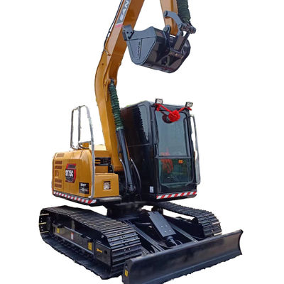 Excavatrice Sany SY75C abordable avec une capacité de seau de 0,32 M3 et moins d'heures de travail