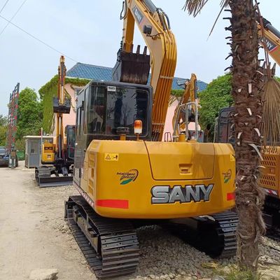 Excavatrice Sany SY75C abordable avec une capacité de seau de 0,32 M3 et moins d'heures de travail