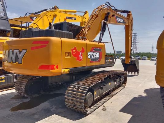 SANY SY215C SY215 Excavateur de terre mobile d'occasion avec soupape hydraulique d'origine