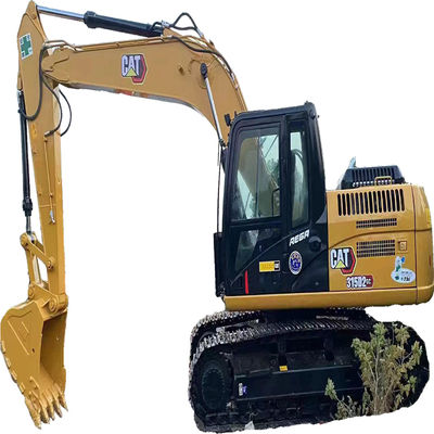 Excavateur d'occasion de 15 tonnes avec une capacité de seau de 1 M3 Ventilateur hydraulique d'origine CAT 315