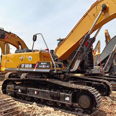Obtenez la meilleure excavatrice SANY SY305H avec une puissance de 210 kW et une pompe hydraulique d'origine