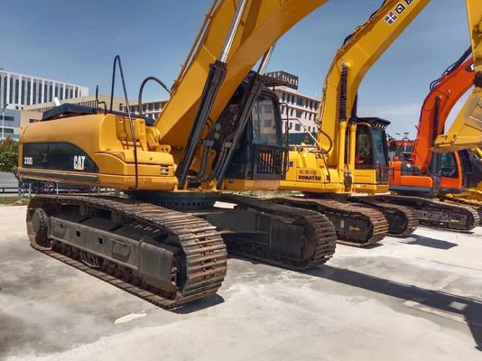 Excavateur d'occasion de 30 tonnes CAT 330D2L Cylindre hydraulique d'origine de 225 kW Machines de construction