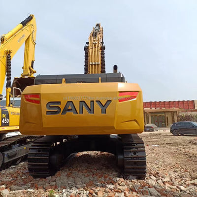 Excavateur rampant SANY SY485H avec un poids de machine de 48500 kg et une capacité de seau de 2,23 m3