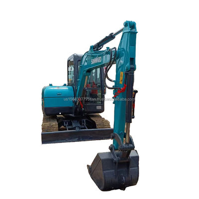SWE60E Excavateur à rouleaux avec cylindre hydraulique d'origine et capacité de seau de 0,34 M3