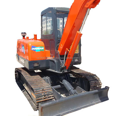 Machine de construction hydraulique DOOSAN DH55 Excavateur avec une bonne efficacité et des performances