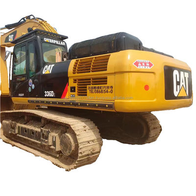 Excavateur d'occasion de 225 kw CAT 336D 36TON en excellent état pour les projets de construction