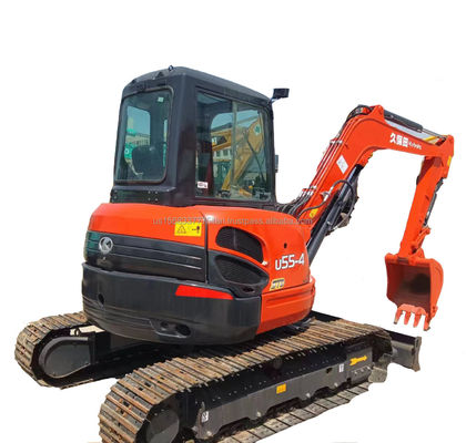 5.5tonne KUBOTA KXU55 Mini Excavator utilisée en 2016 avec les caractéristiques et les composants de base