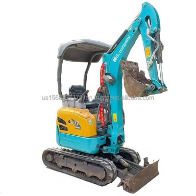 Magasins de matériaux de construction utilisés KUBOTA KXU17 mini-excavatrice avec pompe et roulement durables