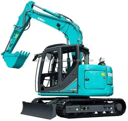 Kobelco SK75-8 Excavateur à rouleaux d'occasion en bon état et capacité de seau de 0,4M3