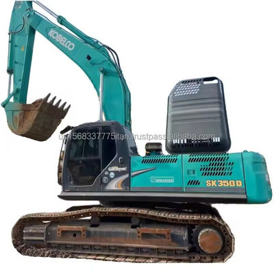 Machine de construction hydraulique grande excavatrice Kobelco SK350 avec de bonnes performances