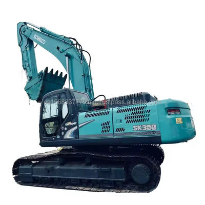 2016 Kobelco SK350 Excavatrice d'occasion Bonne performance Machine de construction hydraulique