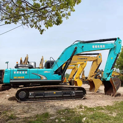 2016 Kobelco SK350 Excavatrice d'occasion Bonne performance Machine de construction hydraulique