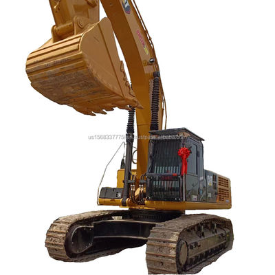 49TON Construction utilisée Caterpillar 349 CAT349 Excavatrice avec soupape hydraulique d'origine