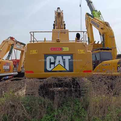 49TON Construction utilisée Caterpillar 349 CAT349 Excavatrice avec soupape hydraulique d'origine
