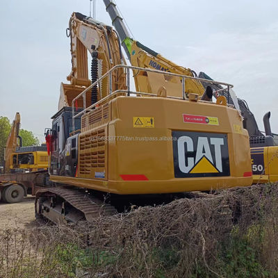 49TON Construction utilisée Caterpillar 349 CAT349 Excavatrice avec soupape hydraulique d'origine