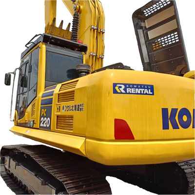 Excavatrice Komatsu PC220 avec 22000 kg de poids de la machine et cylindre hydraulique d'origine