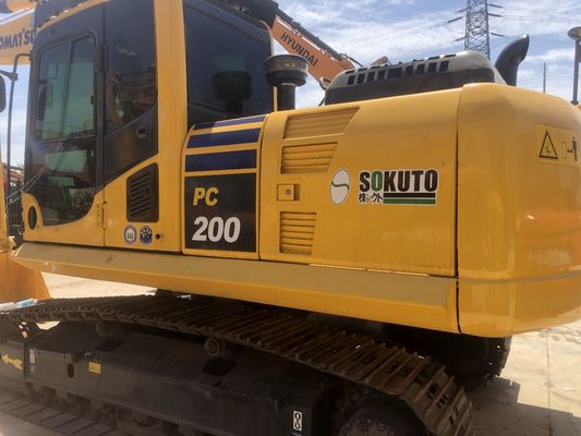 Excavateur original Komatsu PC200 20TON Excavateur d'occasion avec une capacité de seau de 1,2 M3