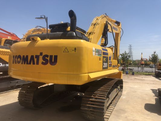 Excavateur original Komatsu PC200 20TON Excavateur d'occasion avec une capacité de seau de 1,2 M3