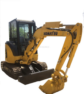 Excavateur à rampe à rouleaux Komatsu PC35 avec cylindre hydraulique d'origine et temps de travail réduit