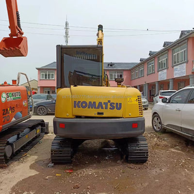 Excavatrice utilisée Komatsu PC56-7 avec 0 à 2000 heures de travail et soupape hydraulique d'origine