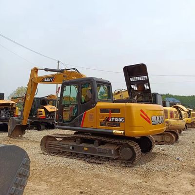 Excavateur Sany155 SY 95 C PRO avec pompe hydraulique d'origine et capacité de seau de 0,6 M3