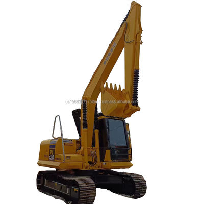 Excavateur Komatsu PC130 d'occasion de 13 tonnes à Shanghai Excavateur d'occasion avec soupape d'origine