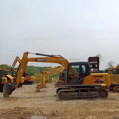 Excavateur SANY SY155C Excellente condition pour les travaux miniers Faible temps de travail et moteur