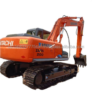 Excavatrice utilisée Hitachi ZX70 avec vanne hydraulique d'origine et poids de fonctionnement de 10 tonnes
